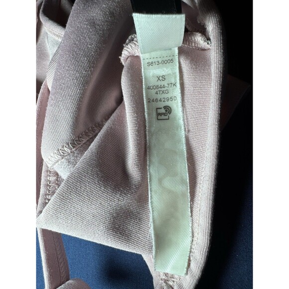 PINK Victorias Secret Sports Bra XS Multicolor Stripe Logo Band Bralette - Picture 10 of 10